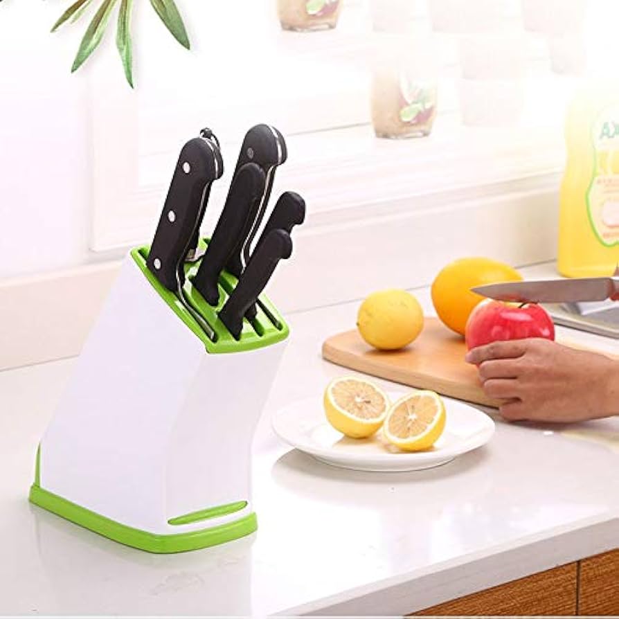 Plastic Kitchen Knife Holder Rack, Multifunctional Knife Holder Rack, Durable Plastic Multifunctional Cutlery Holder Plastic Kitchen Knife Holder Rack, Multifunctional Knife Holder Rack, Durable Plastic Multifunctional Cutlery Holder